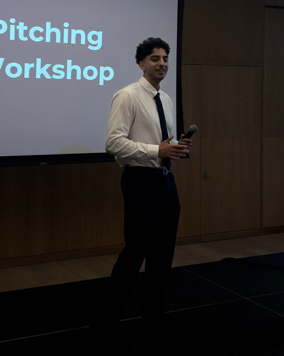 Adam presenting at a workshop